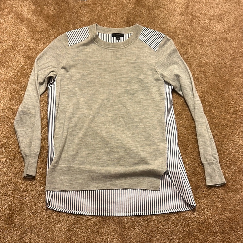 Wool and cotton sweater- great for work